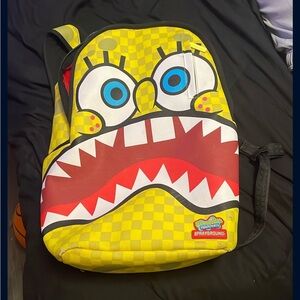 Sprayground Yellow and Red Backpack